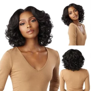 100% Malaysia Hair 250 Density Double Drawn P4 27 Ombre Highlight Bouncy Wave Wear and Go 5x5 Glueless Human Hair Bob Curly Wigs - Image 5