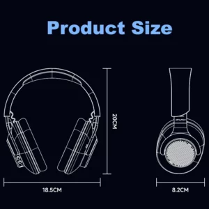 Awei A997BL PRO Wireless Headphones Bluetooth Earphones Foldable Gaming Headset Sport Headphone with Mic Music Earbuds 300mAh - Image 4