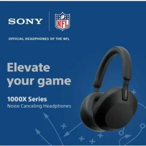 Sony WH-1000XM5 Advanced noise-cancelling headphones, automatic NC optimizer, 30-hour battery life,Alexa voice control, black - Image 3