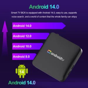 Smart TV Box H96 MAX S905L3 Android 14.0 4K BT Google Voice Remote Media Player Home Android Set Top Box 2GB 16GB 8GB - Image 6