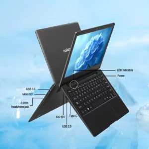 Azeyou 11.6” Laptop HD Display, N4000 Processor Student Laptop Computer 4GB,4000mAh,Russian English Keyboard OS 11 Pro Laptops - Image 5