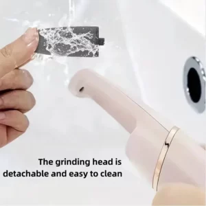 NEW USB Electric Dead Skin Pedicure Automatic Foot Grinder Rechargeable Roller Feet Pedicure Tool with 2 Removable Roller Heads - Image 6