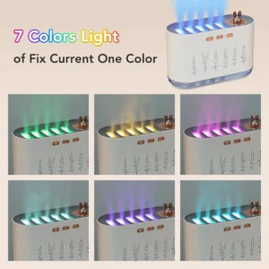 700ml Air Humidifier USB Essential Oil Diffuser 7 LED Lights Aromatherapy Mist Maker Humidifier for Car Home Bedroom with Timer - Image 5