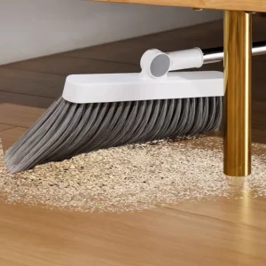 Broom Foldabl Dustpan Cleaning Tool Set Comb Teeth 180° Rotation Combo Upright Standing Portable Kitchen Floor Pet Hair - Image 3