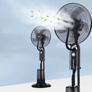 for Hot sale 16 Inch Household Water Electric Fan Stand Floor Air Cooling Indoor Standing Spray Water Mist Fan - Image 2