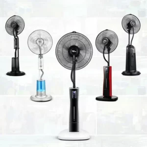 for Hot sale 16 Inch Household Water Electric Fan Stand Floor Air Cooling Indoor Standing Spray Water Mist Fan - Image 6