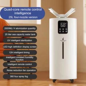 25L Ultrasonic Air Humidifier for Household Bedroom Heavy Fog Sterilization Commercial Grade Industrial Disinfection Sprayer - Image 7