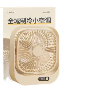 Desktop digital display large wind power electric household office small fan charging and plugging dual-purpose circulating fan - Image 6