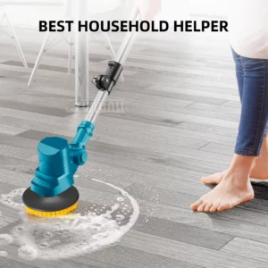 Bathroom Yard Cleaning Polishing Brush Retractable Electric Sweeping Brush Home Garden - Image 2