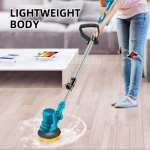 Bathroom Yard Cleaning Polishing Brush Retractable Electric Sweeping Brush Home Garden - Image 3