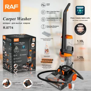 RAF New R.8774 3 in 1 Lightweight Wet Carpet Washer Vacuum Cleaner Pet Car Compact Carpet Cleaner Dry and Wet Dual-Use - Image 2