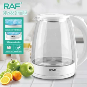 2L Electric Kettle Tea Coffee Thermo Pot Glass Hot Water Boiler 2000W Quick Boiling Auto Shut-Off Smart Kettle - Image 5