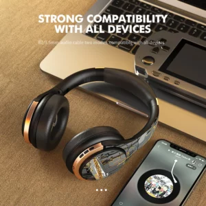 A6 Gaming Headset Studio V5.1 Wireless Earphone Stereo Over Ear Wired Headphone With Microphone For Laptop PS4 Xbox One Gamer - Image 7