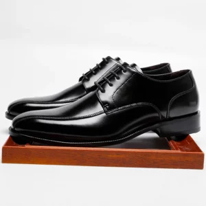 Men Dress Shoes New 2022 Spring High Quality Leather Formal Shoes Classic Business Wedding Sytle Groomsman Mens Shoes - Image 4