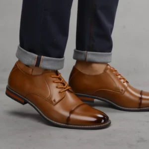 Men's Dress Shoes Fashion Comfortable 2025 Brand Leather Shoes Men - Image 2