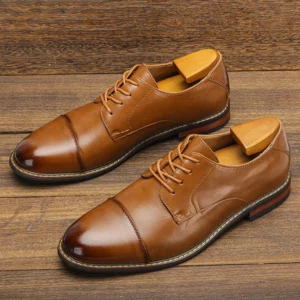 Men's Dress Shoes Fashion Comfortable 2025 Brand Leather Shoes Men - Image 6