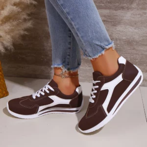 Spring and Autumn Elegant Round Head Running Sports and Leisure Shoes Fashionable and Best Selling New Comfortable Women's Shoes - Image 2