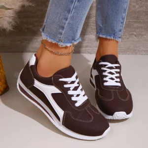 Spring and Autumn Elegant Round Head Running Sports and Leisure Shoes Fashionable and Best Selling New Comfortable Women's Shoes - Image 6
