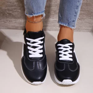 Spring and Autumn Elegant Round Head Running Sports and Leisure Shoes Fashionable and Best Selling New Comfortable Women's Shoes - Image 5