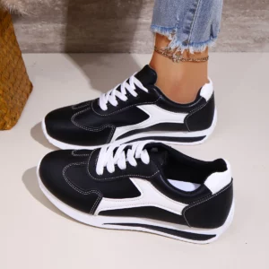Spring and Autumn Elegant Round Head Running Sports and Leisure Shoes Fashionable and Best Selling New Comfortable Women's Shoes - Image 4