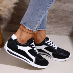Spring and Autumn Elegant Round Head Running Sports and Leisure Shoes Fashionable and Best Selling New Comfortable Women's Shoes - Image 3