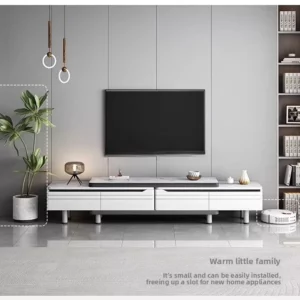New Model with a Floor-standing and Extendable Design. Combination of TV Cabinet and Coffee Table - Image 5