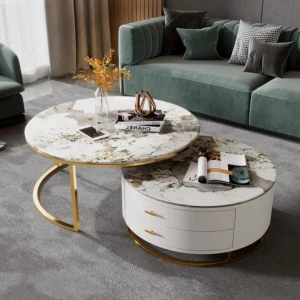 Minimalist Home Coffee Tables Compact Design Small Spaces Table Basse Living Room Accent Table Mesa De Centro Sala Furniture - Image 5