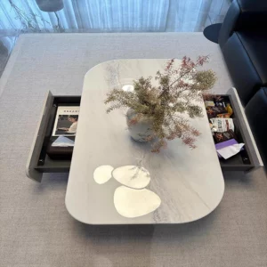 Creative Storage Coffee Table European Elegant Exquisite Glamour Table Trendy Modern Mesitas De Noche Living Room Furniture - Image 4