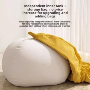 Beanbag Lazy Bean Bag Tatami Household Bedroom Living Room Reclining Small Simple Chair Apartment - Image 4