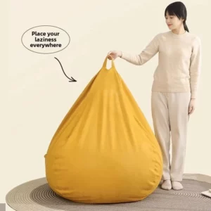 Beanbag Lazy Bean Bag Tatami Household Bedroom Living Room Reclining Small Simple Chair Apartment - Image 6