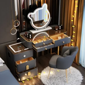 Unique Furniture Drawers Accessories Vanity Table Console Computer Bedside Women Tall Dressing Table Nail Comoda Pra Quarto home - Image 2