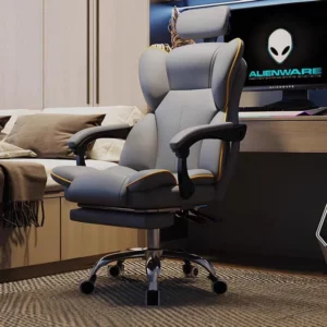 OMGD Computer Chair Office Chair Ergonomics Esports Chair Comfortable Sedentary Boss Swivel Chair Back Study Desk Chair - Image 4
