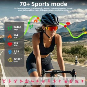 LIGE New 1000mAh Battery Smart Watch Women 2.04” HD Screen Bluetooth Call Heart Rate Monitor IP68 Sports Waterproof Smartwatches - Image 5