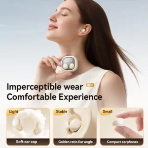 Mini Invisible Sleep Headphones ,LED Screen Fast Pairing,1.2mm Slim Comfort Earbuds, 35H Battery Noise Blocking with Mic - Image 5