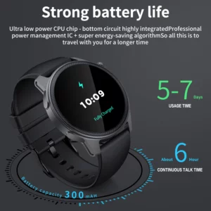1.43 inch AMOLED Screen Smart Watch Bluetooth Call Sports Heart Rate Monitor Waterproof Smartwatch - Image 5