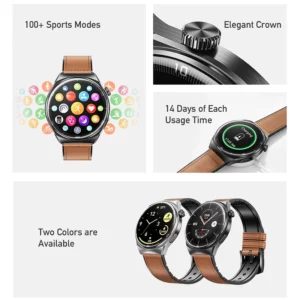 Awei H27 Smartwatch Bluetooth Call Men Sports Fintess Watches Women Custom Wireless Charge Smart Watch for IOS Android Phone - Image 2