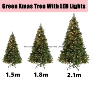 150-210cm Reusable PVC Artificial Christmas Tree | Xmas Pine Tree for New Year's Eve Decorations - Image 3