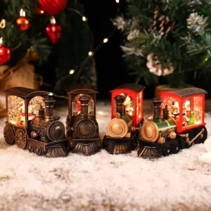 2026 Christmas Gift Christmas Crystal Ball Ornaments LED Lights Train Santa Claus Merry Christmas Decoration for Home Party Xmas - Image 5