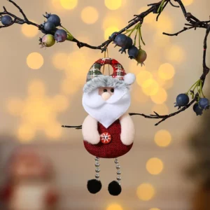 4pcs Christmas Tree Decorations Hanging Christmas Ornaments Set Snowman Decorations Hanging Pendants - Image 6