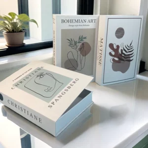 Bauhaus Decorative Books Open Luxury Fake Book Storage Box Home Decor Matisse Boho Monet Coffee Table Shelf Interior Decoration - Image 5
