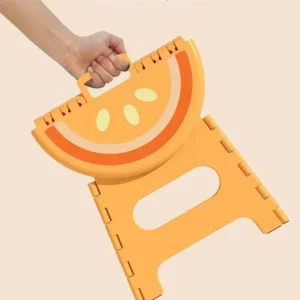 Newest Hot Plastic Thickened Fold Stool Cartoon Creative Portable Low Stool Outdoor Household Small Bench Chair Children Gifts - Image 3