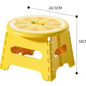 Newest Hot Plastic Thickened Fold Stool Cartoon Creative Portable Low Stool Outdoor Household Small Bench Chair Children Gifts - Image 6