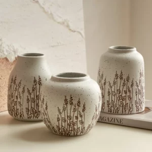 Countryside Style Ceramic Small Vase Lavender Water Nourishing Vase Living Room Table Decoration and Accessories Home Decoration - Image 2