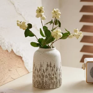 Countryside Style Ceramic Small Vase Lavender Water Nourishing Vase Living Room Table Decoration and Accessories Home Decoration - Image 4