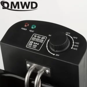 1.5L Electric Deep Fryer Household Intelligent Temperature adjustable Frying Machine Visualization Multicooker Removable Basket - Image 3