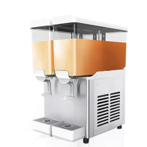 Commercial Automatic Two-cylinder Beverage Machine Hot Cold Drinking Juicer Machine Milk Tea Juicer Machine Stall Equipment - Image 1