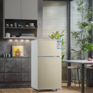 Domestic Double Door Fridge Stainless Steel Compact Design with Top and Bottom Freezers - Image 6