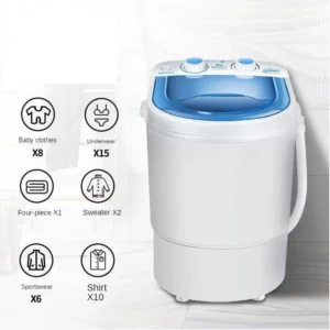 260W Large Washing Machine Portable with Dryer Bucket for Clothes Shoe Mini Washing Machines Automatic Sock Underwear Washer UK - Image 7
