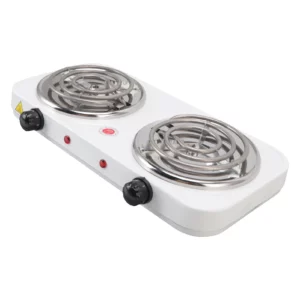 Electric Countertop Stove 2000W 2 Burner Overheat Protection Portable Cooking Stove Hot Plate US Plug 110V for Home RV - Image 6