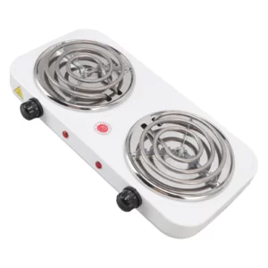 Electric Countertop Stove 2000W 2 Burner Overheat Protection Portable Cooking Stove Hot Plate US Plug 110V for Home RV - Image 5